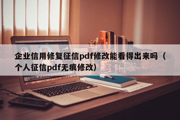 企业信用修复征信pdf修改能看得出来吗（个人征信pdf无痕修改）