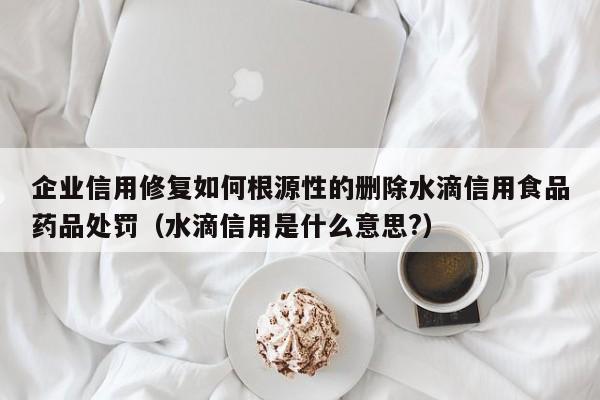 企业信用修复如何根源性的删除水滴信用食品药品处罚（水滴信用是什么意思?）